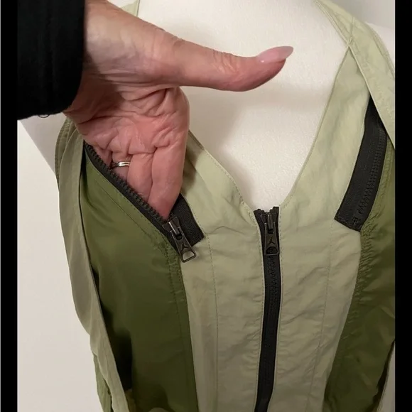 Air Jordan Green Vest Mini Dress XS - Picture 8 of 11